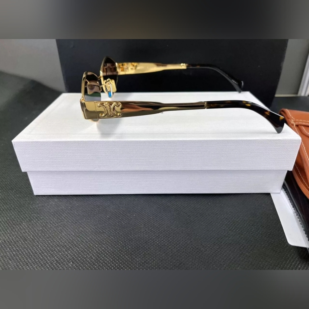 Celine Triomphe Metal Sunglasses - Picture 6 of 7